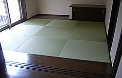 半帖縁無畳でおしゃれに