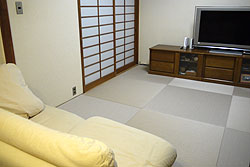 カラー畳市松敷き