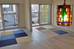 ６色の琉球畳の組合せ