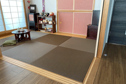 ３畳間の琉球畳