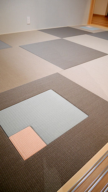 4色の琉球畳