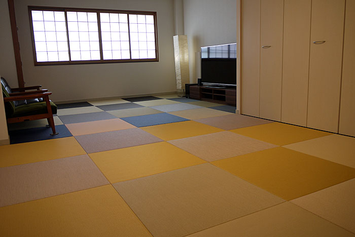 １０色組わせのカラー琉球畳