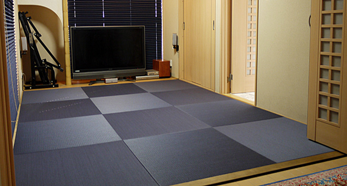 和紙で出来たカラー琉球畳
