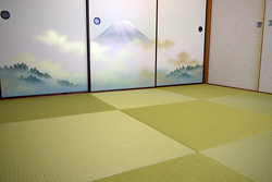 富士山　襖紙