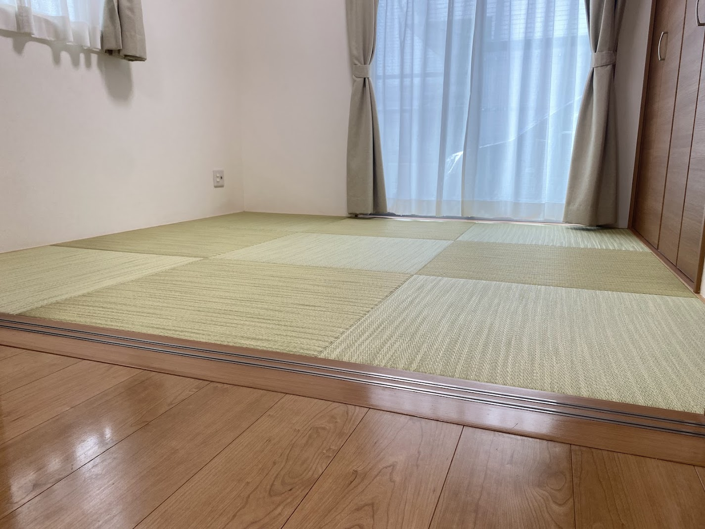 い草の畳からお洒落な琉球畳の和空間に