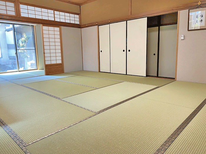 寺院にダイケン和紙畳