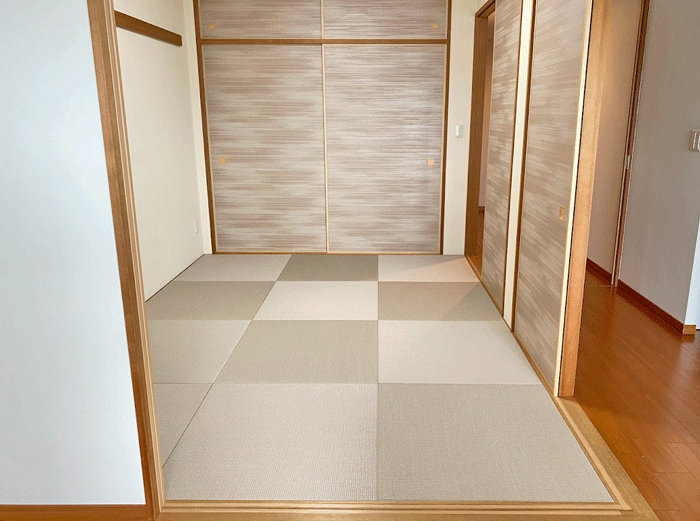和室をおしゃれに模様替え！琉球畳と襖を同系色で合わせるコツ