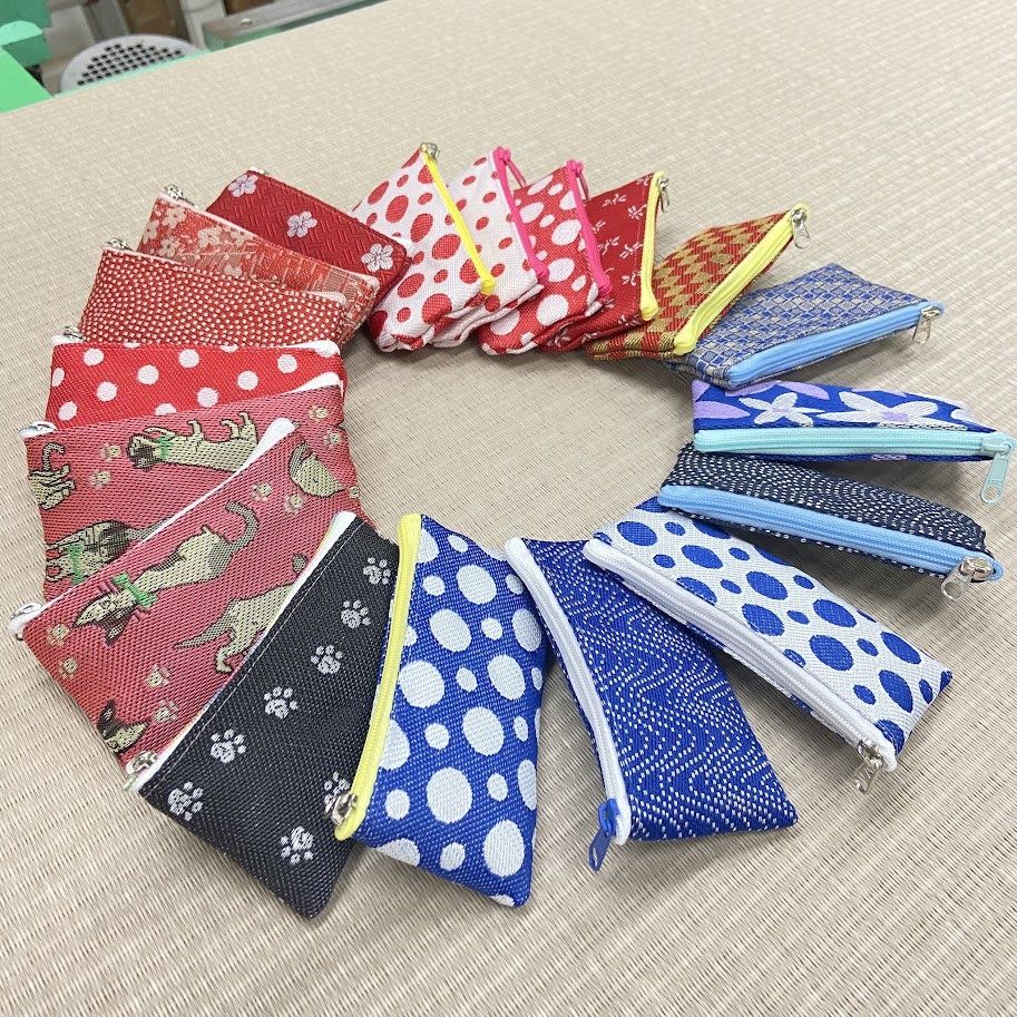 珍しくて喜ばれる手土産！畳縁（たたみべり）で作ったハンドメイド和風ポーチ