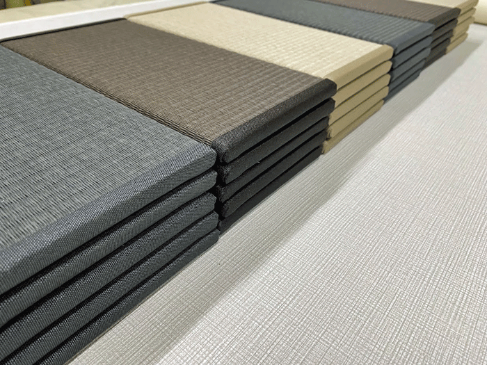 小さな和紙畳を最も細い畳縁で製作！店頭にてご注文受付中