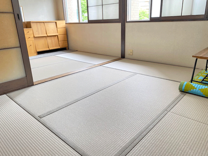 大阪の畳職人が解説！6畳二間をダニ・カビ知らずの和紙畳へ新調｜健康で快適な和室づくり